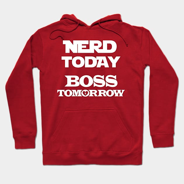 Nerd to Boss Hoodie by EagleFlyFree